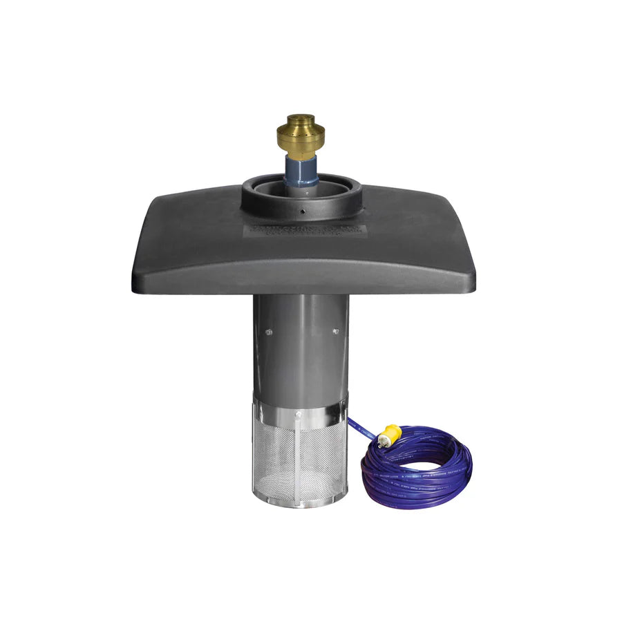 Scott Aerator Great Lakes Fountain unit with float, nozzle, filter basket, and power cord