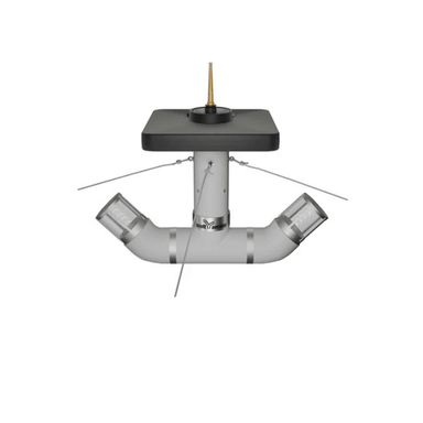 Scott Aerator Shallow Water Adapter with float, diffuser tubes, and mooring cables