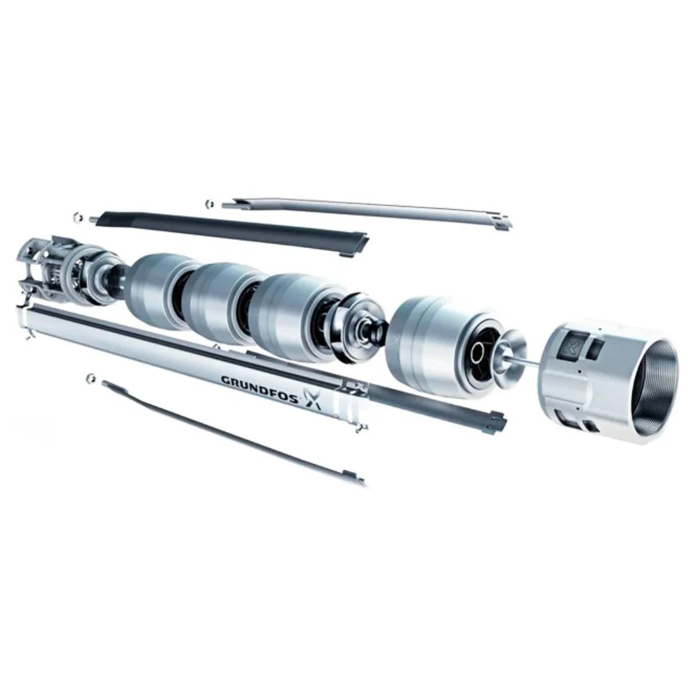 Vertex GeyserJet floating fountain motor and pump assembly parts breakdown