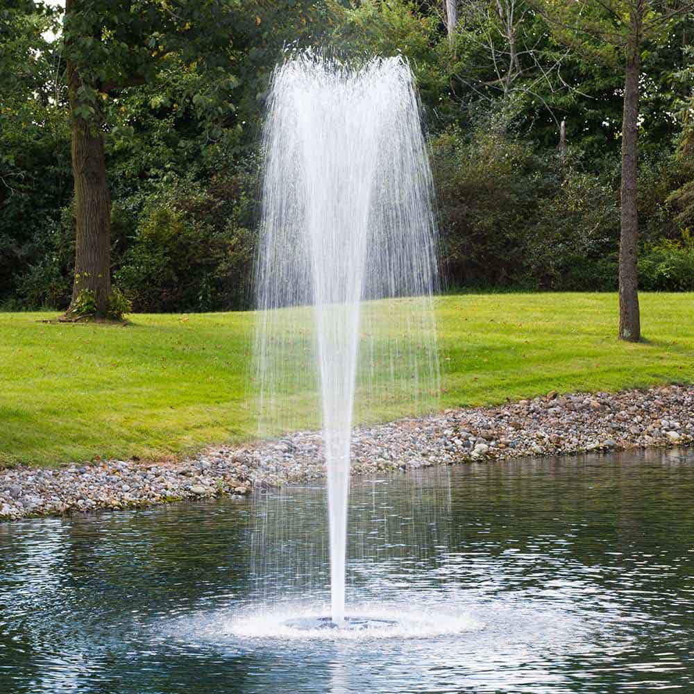 Airmax PondSeries Trumpet spray pattern (official Airmax)