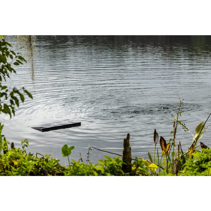 AquatiClear Circulator On Floating Mount Floating On Water