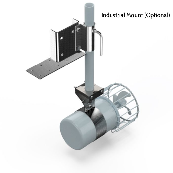 De-Icer Industrial Mount Side and Back View