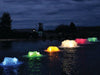 Kasco Aerator On Water with Assorted Led Light Colors at Night