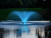 Kasco RGB LED Lighting on water display with blue LED light