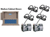 Kasco Robust-Aire System 4 Diffusers Unit with Medium Cabinet System