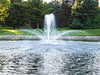 Airmax EcoSeries 1/2 HP Floating Fountain On Water with Crown and Trumpet Spray Nozzle