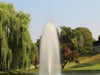 J Series Fountain Birch (5 HP) nozzle - narrow V-spray pattern at 5 HP
