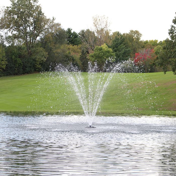 J Series Cypress nozzle - tall column spray pattern