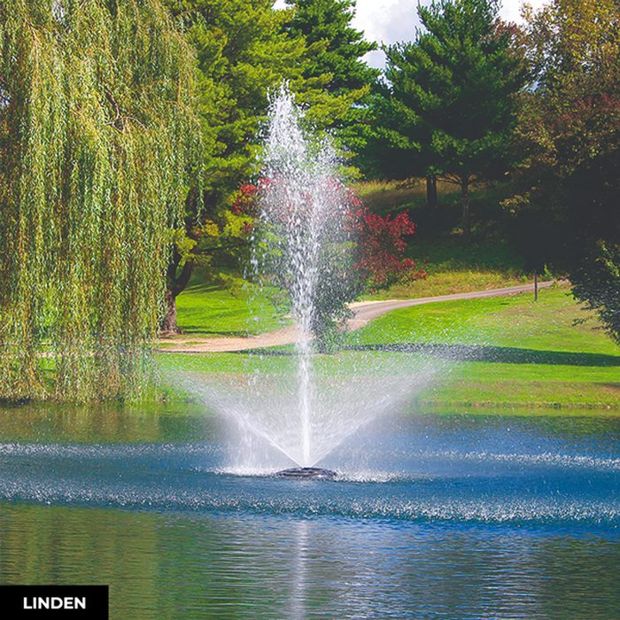 J Series Fountain Linden nozzle 2023 spray pattern