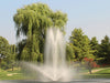 Kasco J Series Linden (5 HP) nozzle - multi-tier arched spray pattern at 5 HP