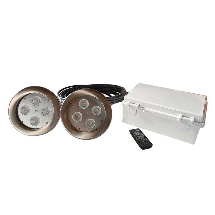 PondSelect Color Changing Fountain LED Lighting Kit - 24 Watt 2 Set
