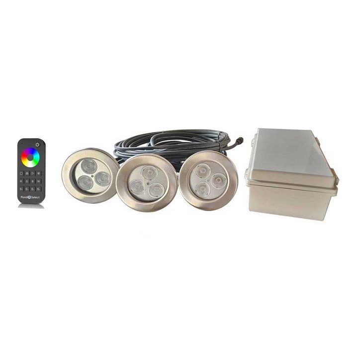 PondSelect Color Changing Fountain LED Lighting Kit - 9 Watt 3 Set