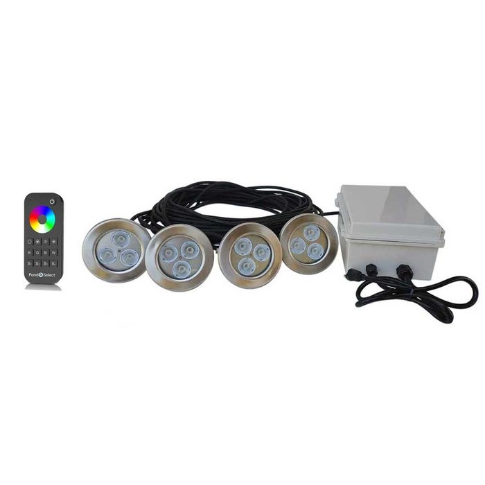 PondSelect Color Changing Fountain LED Lighting Kit - 9 Watt 4 Set