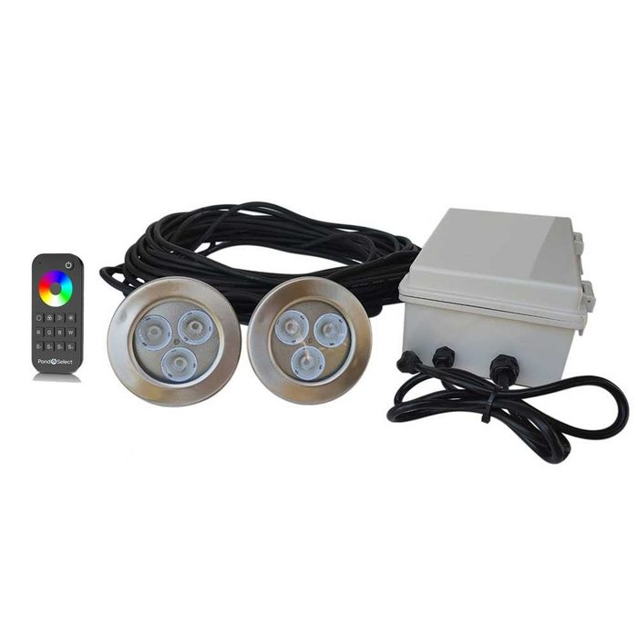 PondSelect Color Changing Fountain LED Lighting Kit - 9 Watt 2 Set