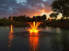 PondSelect Color Changing Fountain LED Lighting Kit - Orange Spray Color