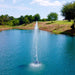 PondSelect Classic Series 1/3 HP Pond Fountain - Gusher spray pattern on water