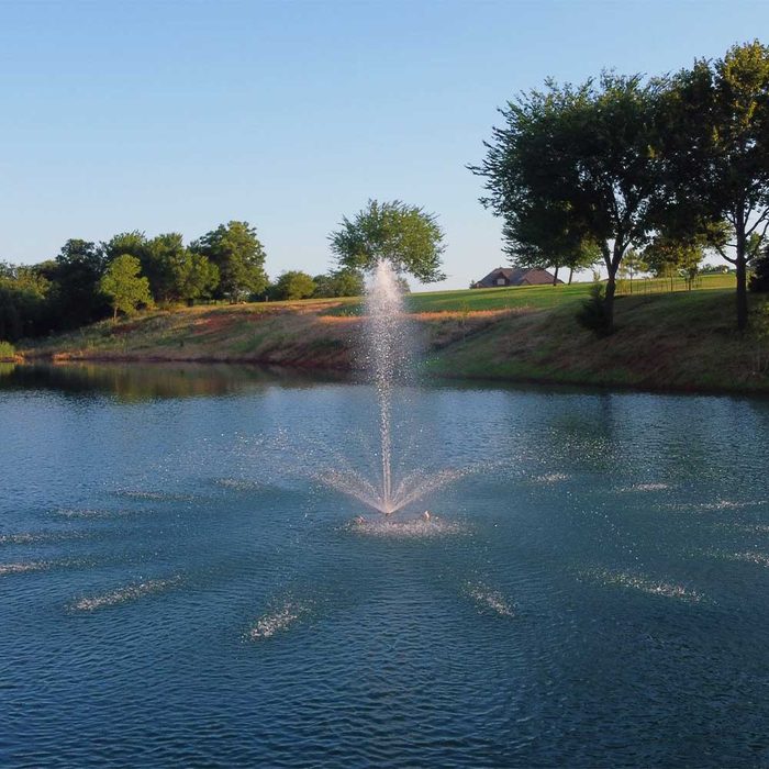 PondSelect Classic Series Pond Fountain - Trumpet Jet Spray Pattern