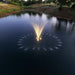 PondSelect E-Series 1/2 HP Pond Fountain - Wide Arch Spray Pattern with LED Lights