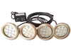 PondSelect White Fountain LED Lighting Kit - 12 Watt 4 Light Set