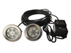 PondSelect White Fountain LED Lighting Kit - 6 Watt 2 Light Set