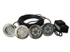PondSelect White Fountain LED Lighting Kit - 6 Watt 4 Light Set