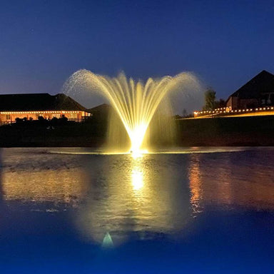 PondSelect White Fountain LED Lighting Kit - Warm White Spray Color
