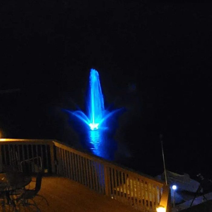 Vanguard Hydro Torque 275 Series Floating Fountain with Blue LED Light