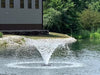 Vanguard Typhoon 3/4 HP Floating Display Aerator On Water Display w/ House at the Background