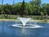 Vanguard Typhoon 3/4 HP Floating Display Aerator On Water Display w/ Trees at the Background