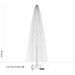 Vertex GeyserJet Floating Pond Fountain spray specifications - A center height, B side height, C diameter