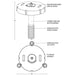 Vertex Vertical TriTier Fountain - Float Unit Details