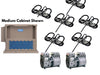 Robust-Aire System 6 Diffusers Unit with Medium Cabinet System