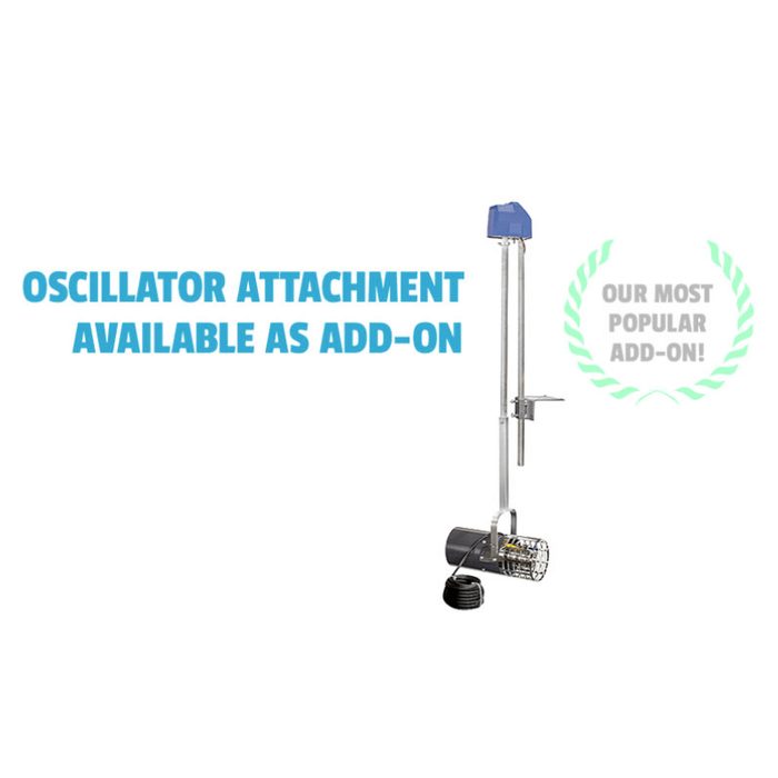 Scott AquaSweep with optional oscillator attachment shown