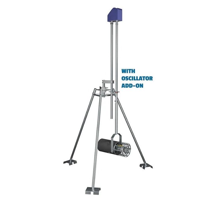 Scott Aerator AquaSweep Max with oscillator add-on, studio shot