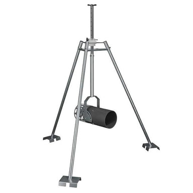 Scott Aerator AquaSweep Max mounted on its stainless steel tripod, studio shot
