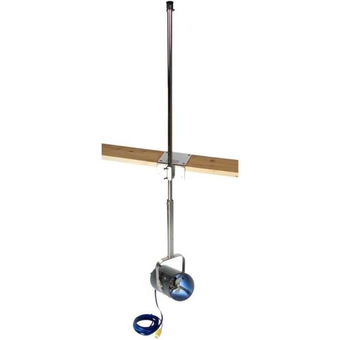 Scott Aerator Dock Mount De-Icer Mounted SIde View
