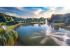Scott Aerator Solar Atriarch Fountain nine-jet spray pattern