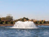 Surface Aerator On Blue Water Aerating